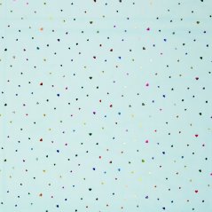 Tyrkysová srdíčka, tyl