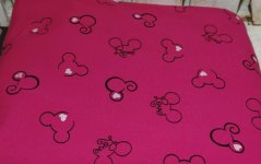 Myška -růžová (teplákovina)