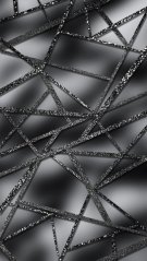 Stříbrná geometrie (velur potahový)