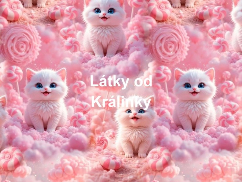 Růžová koťátka (teplákovina)